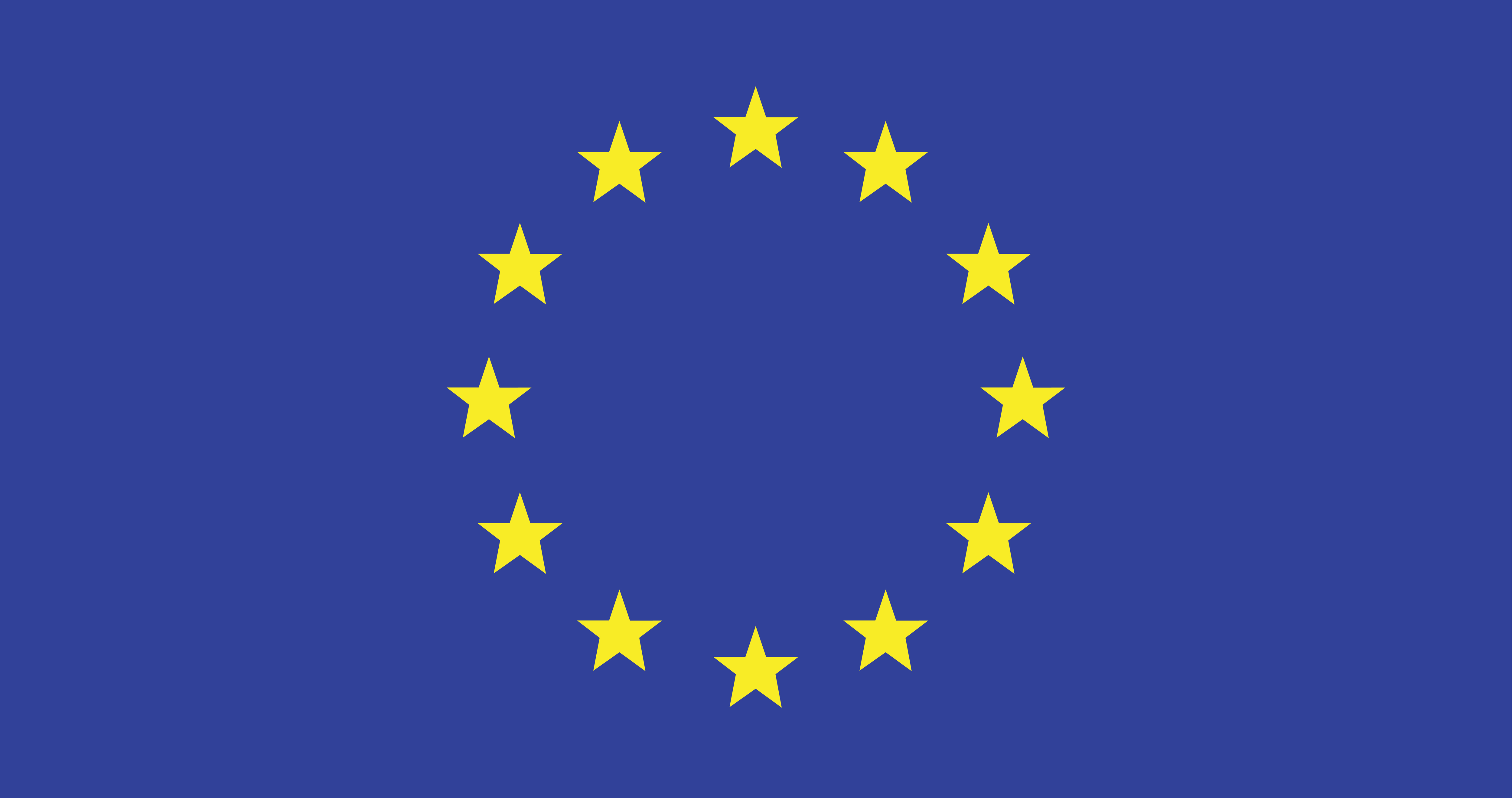 EU-flaggan. Illustration.